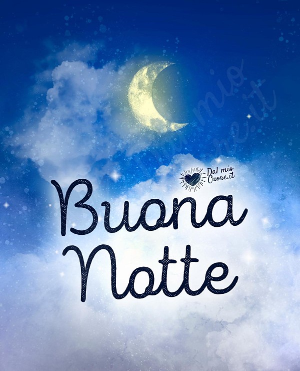 Buona notte (immagini con luna)