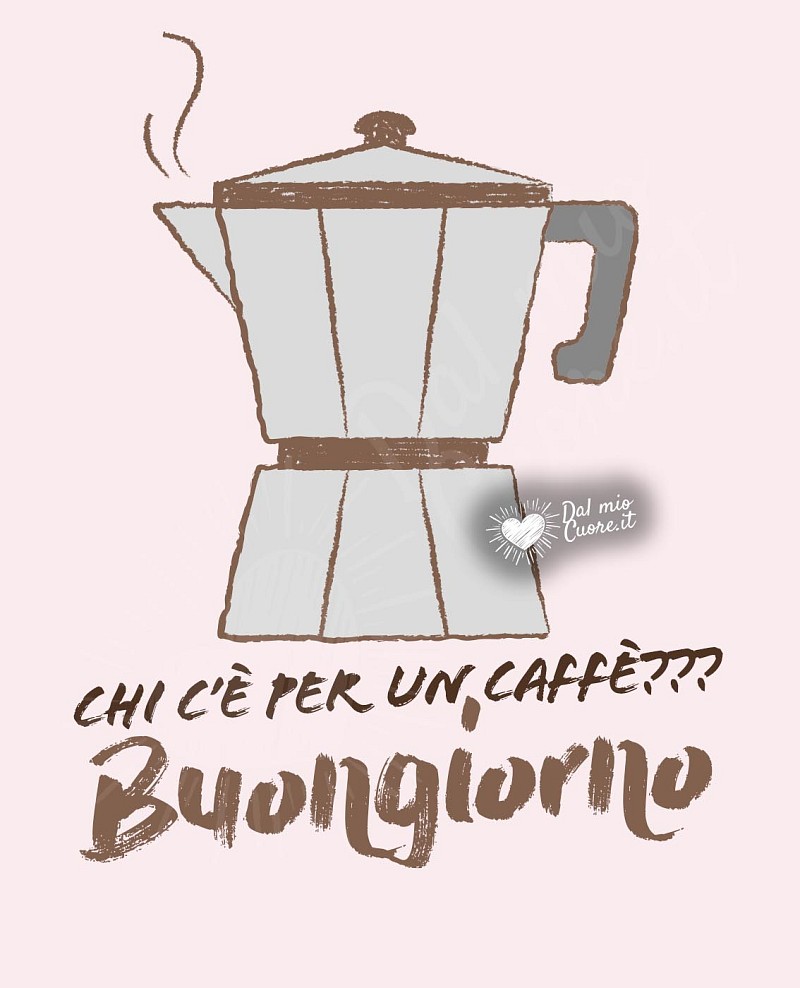 Chi c'è per un caffè? Buon mercoledì