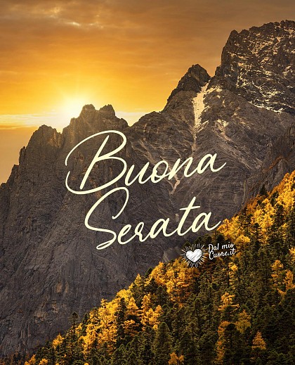Immagine buona serata autunnale