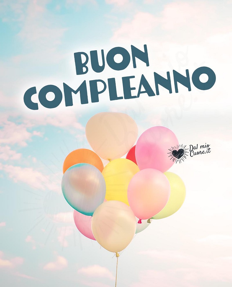 Buon compleanno immagini palloncini