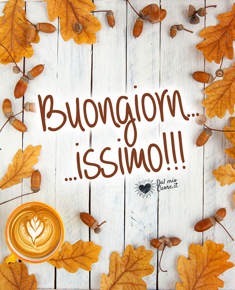 Buongiornissimo autunnale