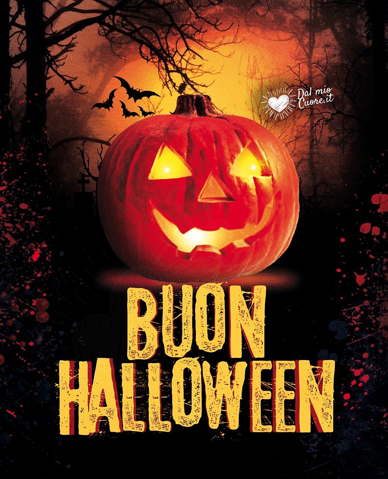Buon Halloween Immagini con zucca