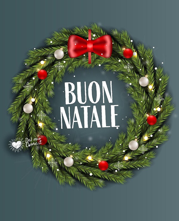 Immagini Buon Natale con Corona