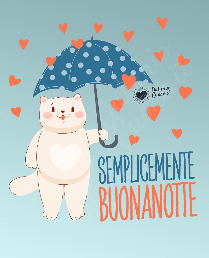 Semplicemente Buonanotte (pioggia di cuori)