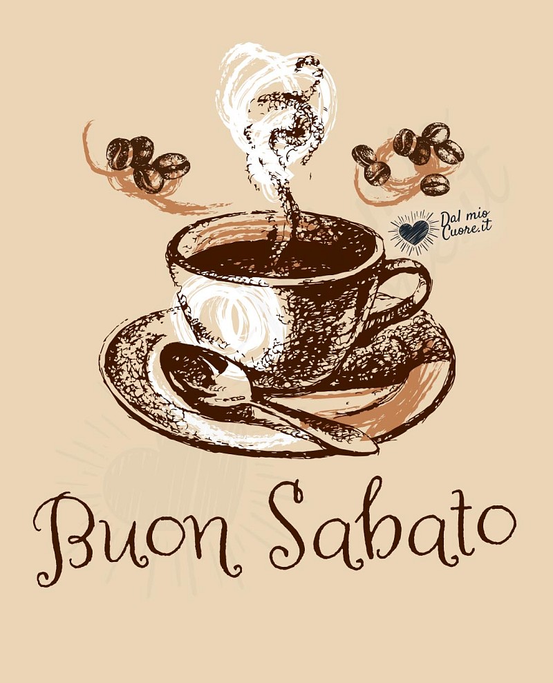 Buon sabato con caffè