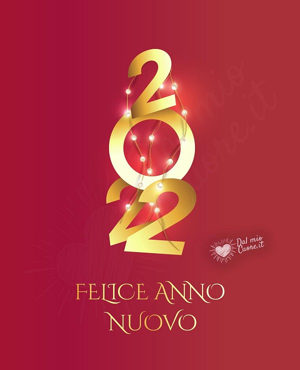 Buon 2022. Felice Anno Nuovo