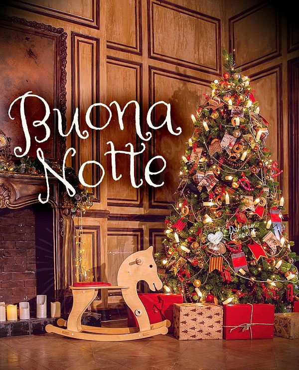 Buona Notte con albero di Natale