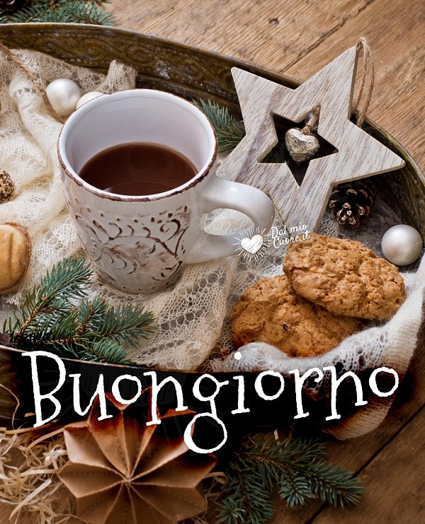 Buongiorno natalizio con caffè