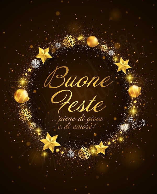 Buone Feste... piene di gioia e di amore! (Frasi)