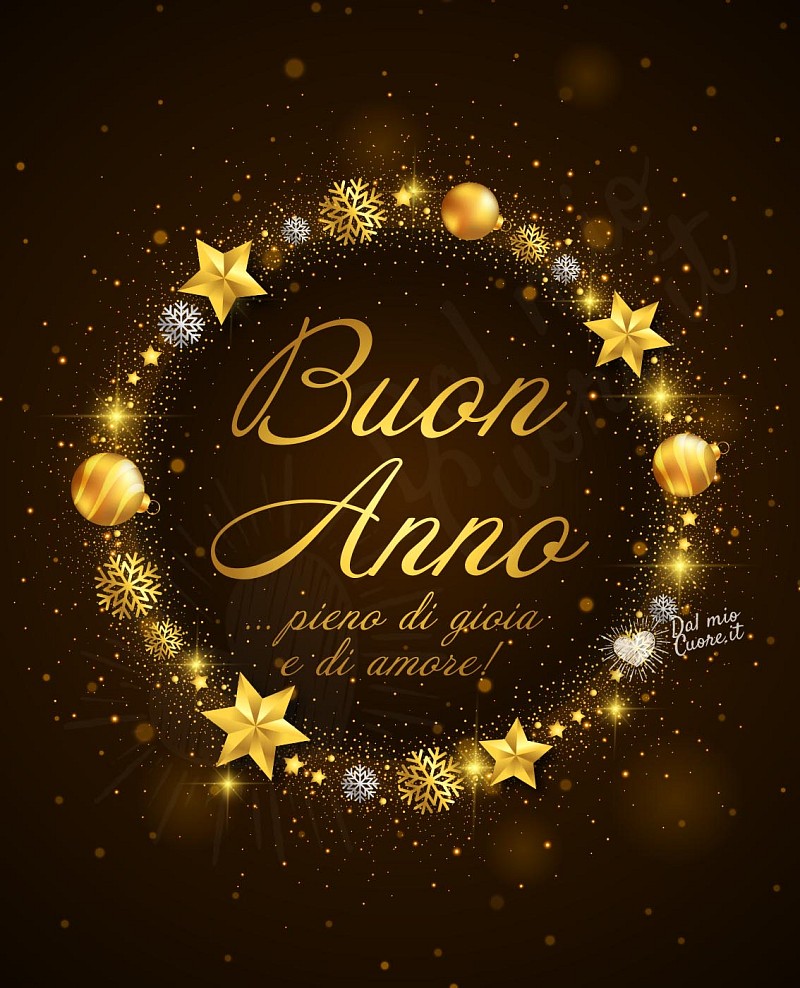 Buon Anno... pieno di gioia e di amore