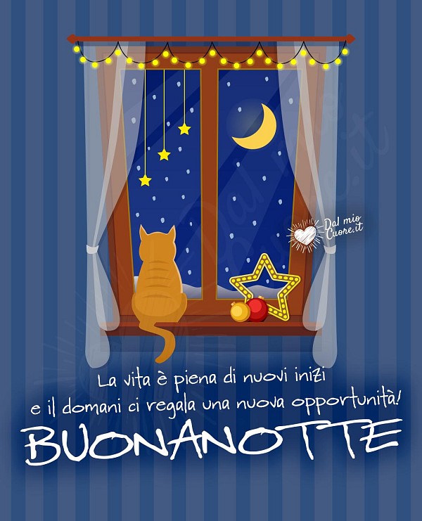 Buonanotte Frasi... il domani ci regala una nuova opportunità!