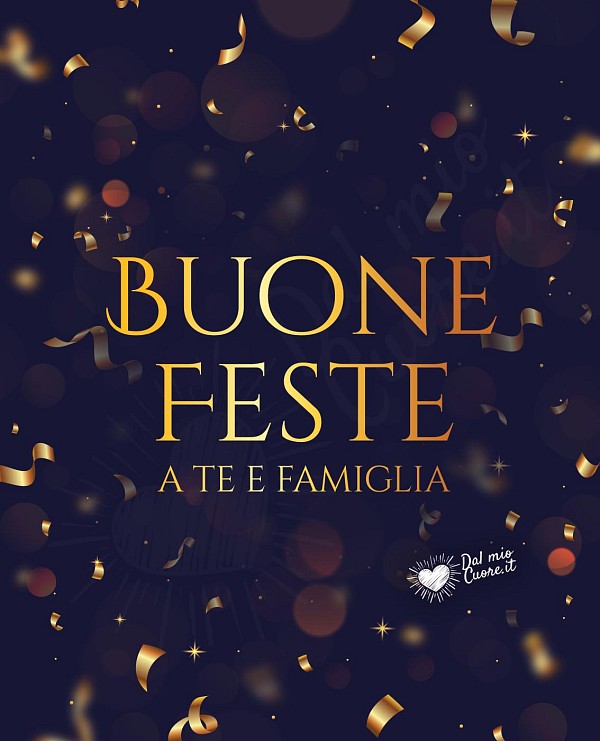 Buone Feste a te e famiglia