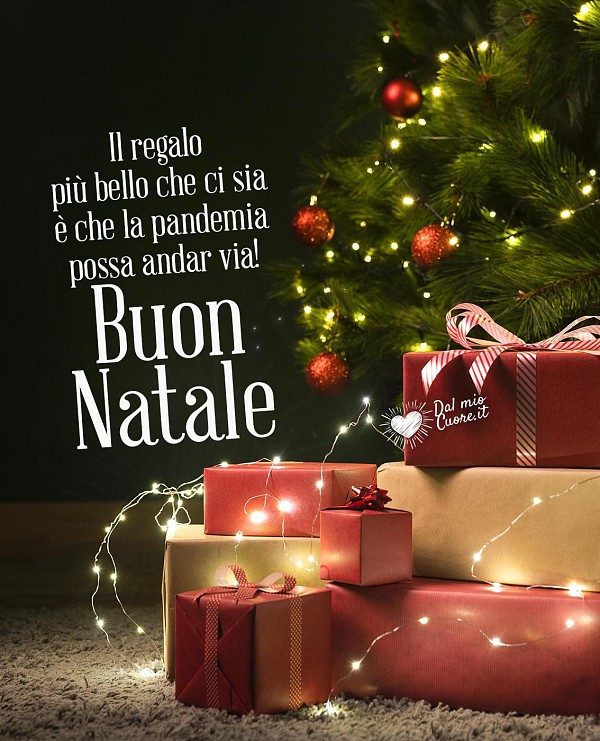 Buon Natale! Il regalo più bello che ci sia è che la pandemia possa andar via!