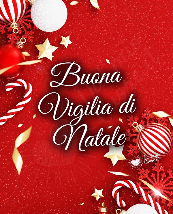 Buona Vigilia di Natale (Immagine semplice ed elegante)