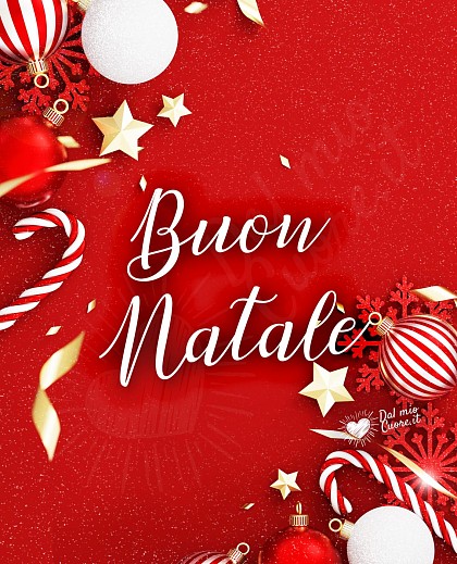 Buon Natale (Immagine semplice ed Elegante)