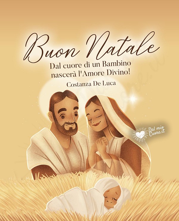 Buon Natale (Frasi). Dal cuore di un Bambino nascerà l'Amore Divino!