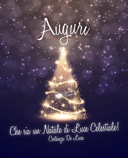 Che sia un Natale di Luce celestiale. Auguri