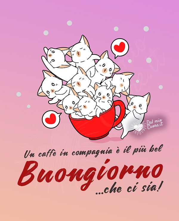 Un caffè in compagnia è il più bel Buongiorno ...che ci sia!