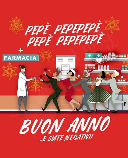 Buon Anno ...e siate negativi! Pepè Pepepepè Pepè Pepepepè (Trenino Covid)!