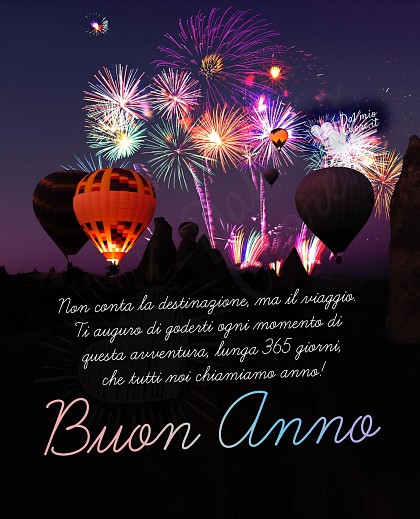 Buon Anno (Frasi). Non conta la destinazione, ma il viaggio...