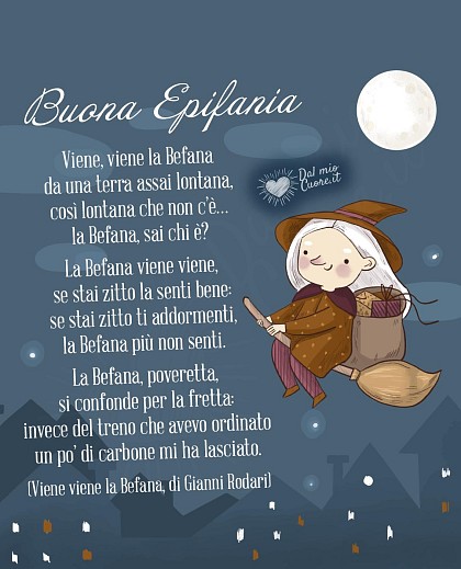 Viene, Viene la Befana di Gianni Rodari