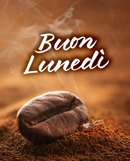 Buon Lunedì con chicco di caffè