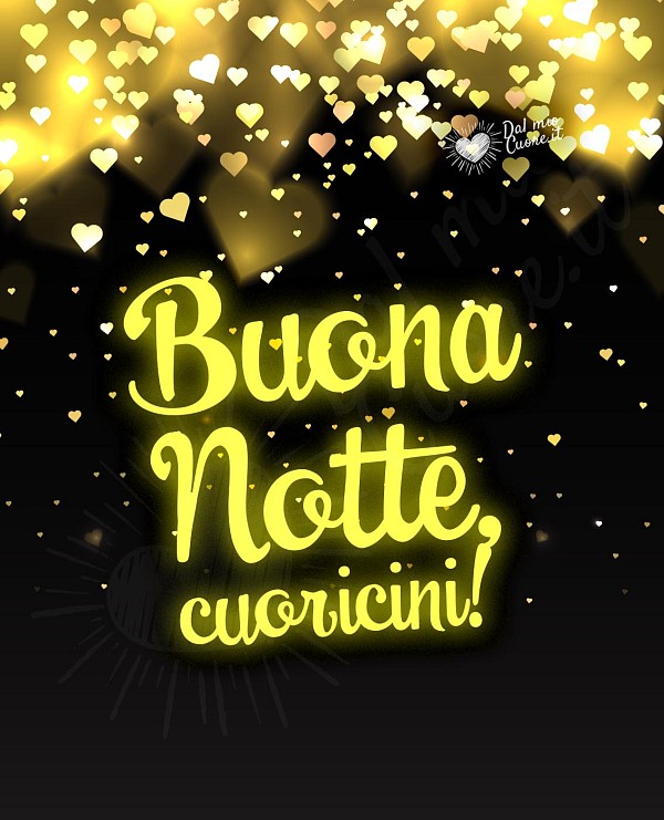 Buona notte, cuoricini!