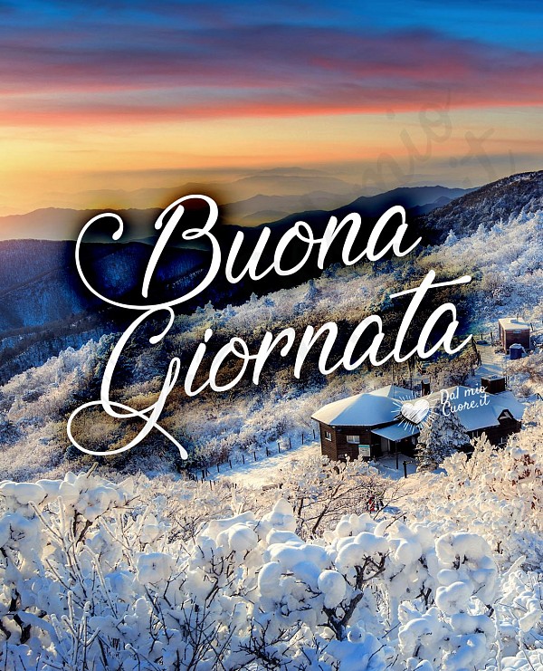 Buona giornata invernale e innevata