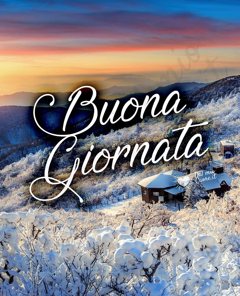 Buona giornata invernale e innevata