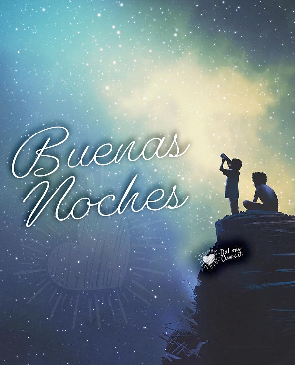 Imagen de buenas noches con estrellas