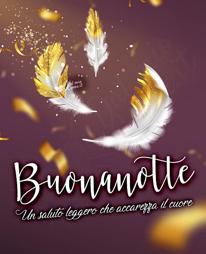 Buonanotte: Un saluto leggero che accarezza il cuore