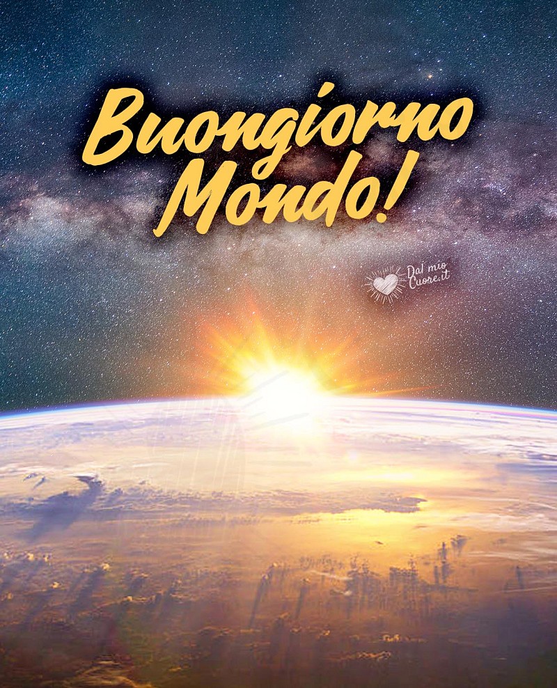 Buongiorno Mondo!