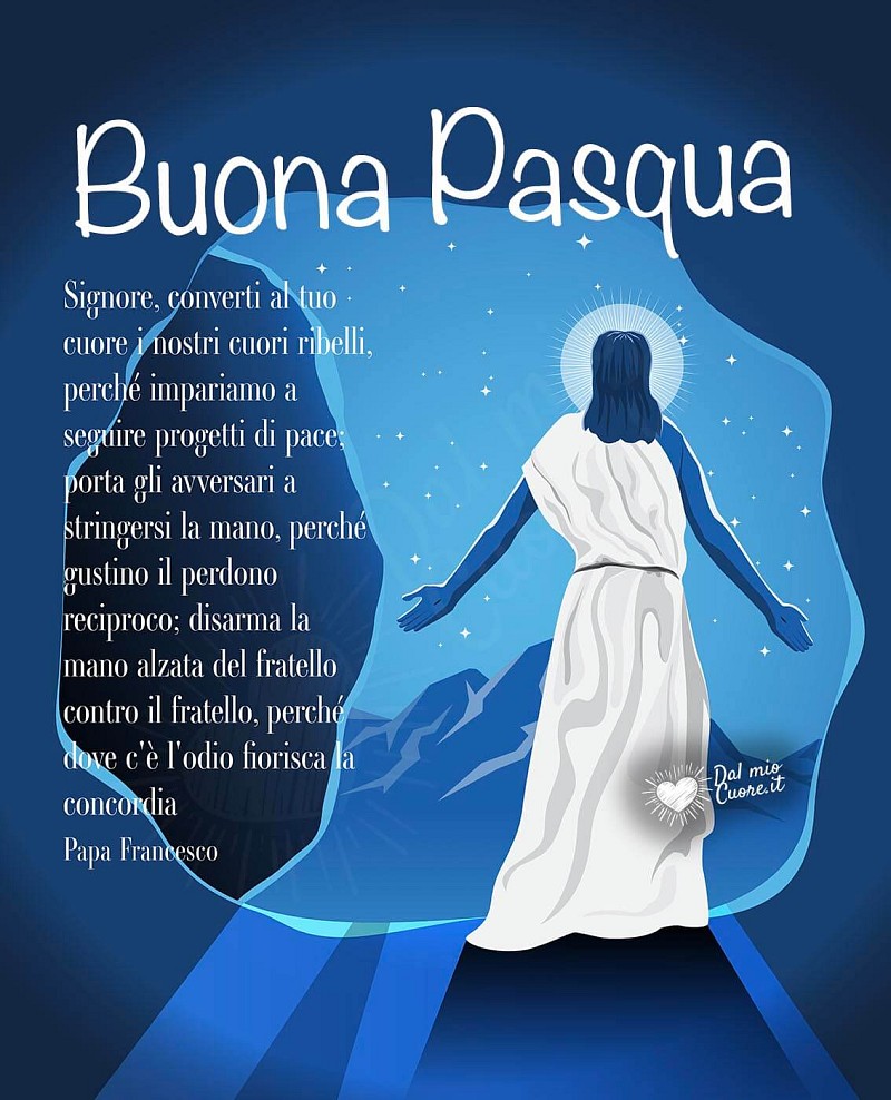 Buona Pasqua con preghiera di Papa Francesco
