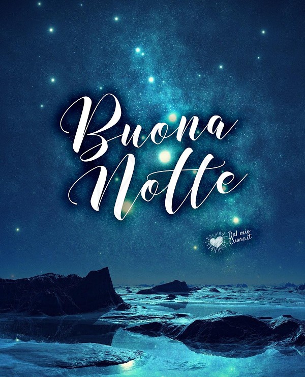 Buona Notte con cielo stellato