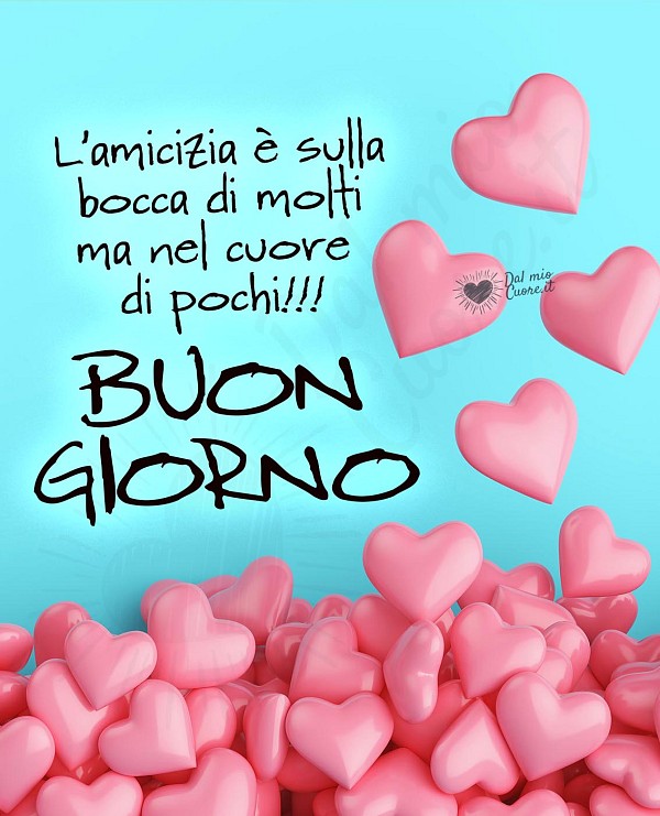 Buon Giorno con frase sull'amicizia