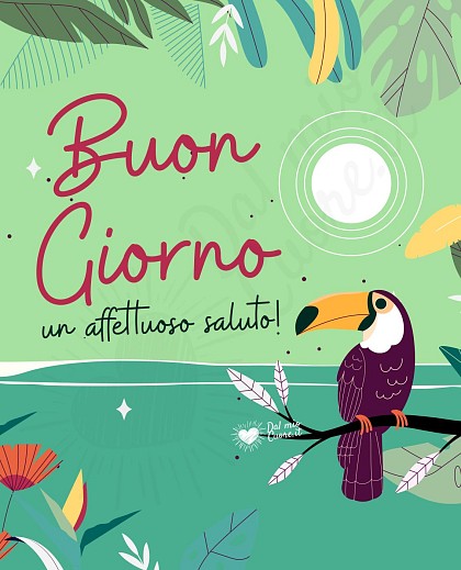 Buon giorno estivo. Un affettuoso saluto!