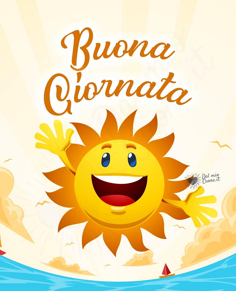 Immagine di Buona giornata con sole sorridente