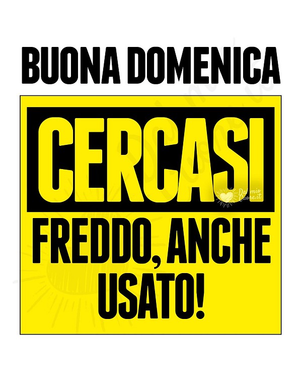 Buona domenica divertente e spiritosa
