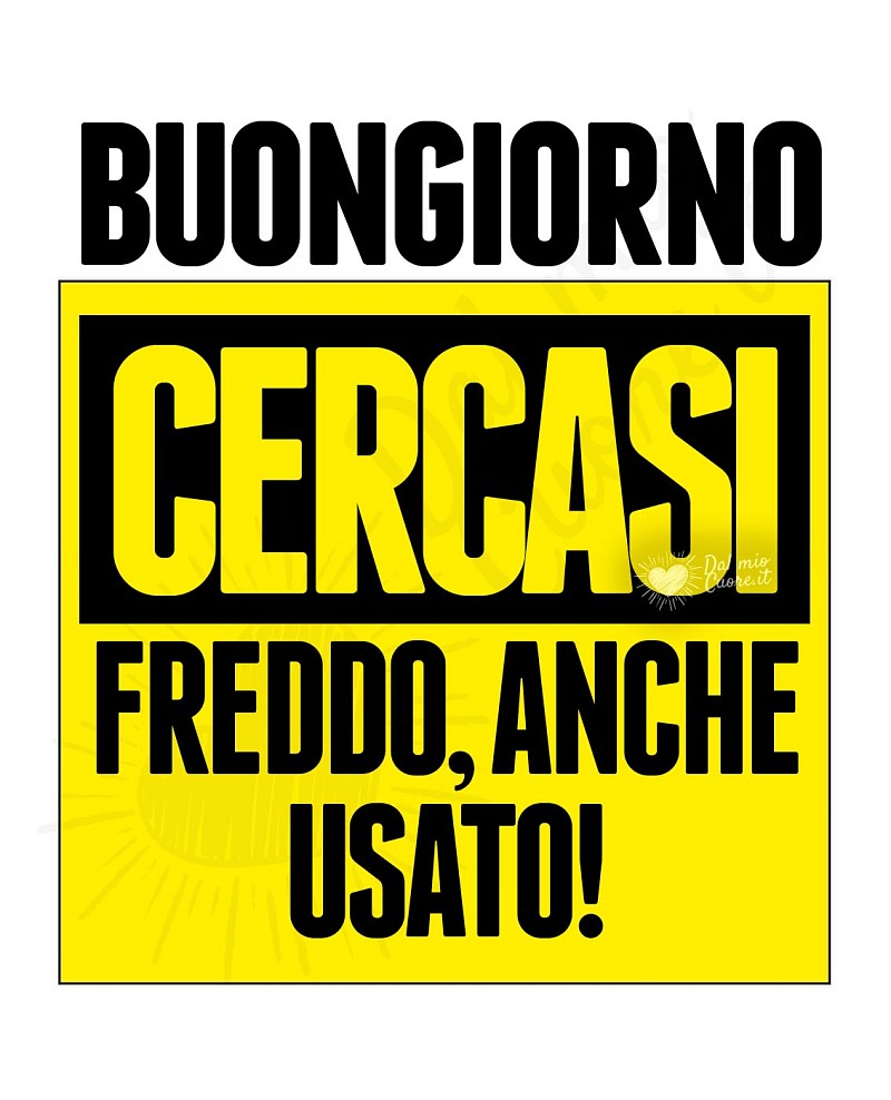 Buongiorno Ironico: Cercasi fresco disperatamente tra battute e sorrisi