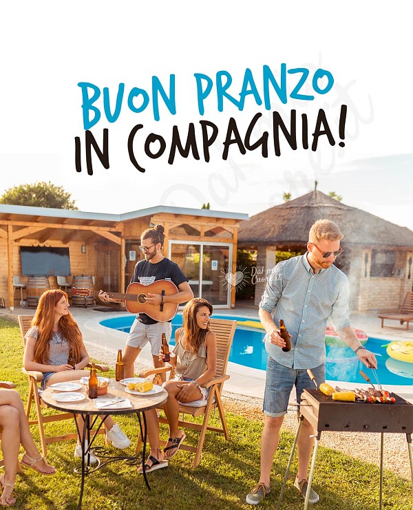 Buon pranzo in compagnia!