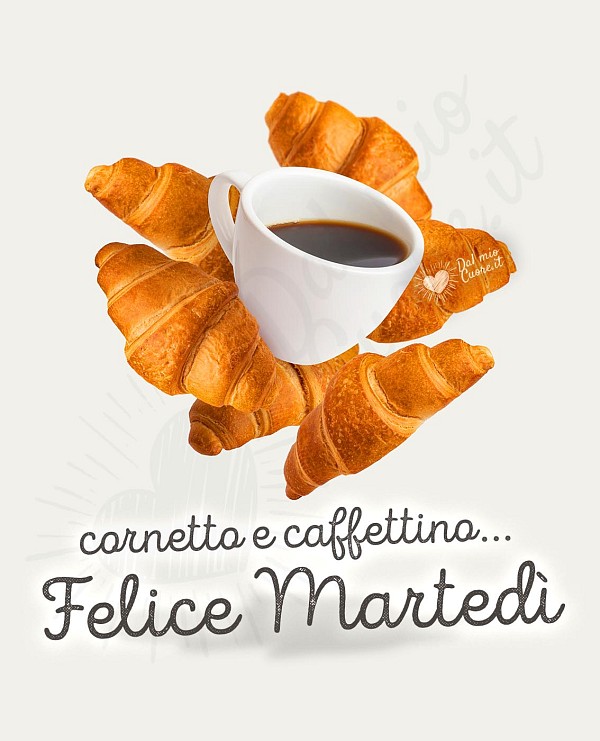 Cornetto e caffettino... felice martedì