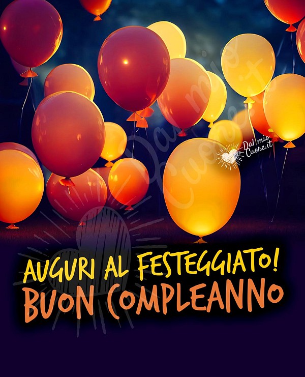 Auguri al festeggiato! Buon compleanno