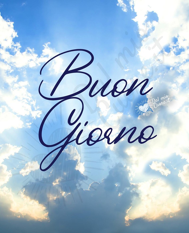 Buon giorno con nuvole