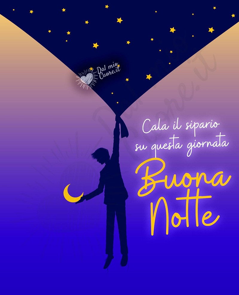 Cala il sipario su questa giornata. Buona Notte