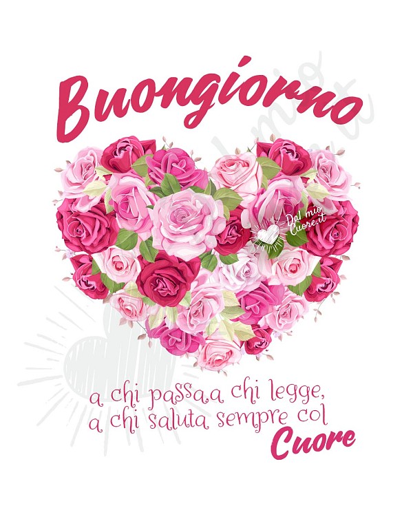 Buongiorno a chi passa, a chi legge, a chi saluta sempre col cuore