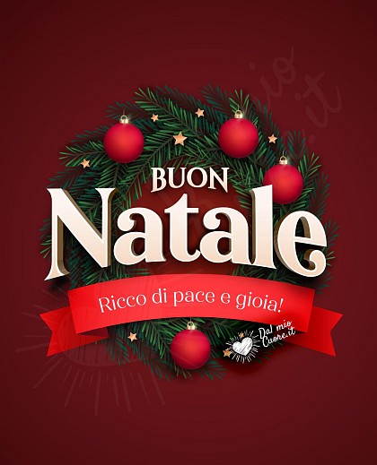 Buon Natale, ricco di pace e di gioia