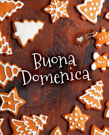 Buona domenica con biscotti di Natale