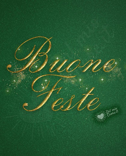 Buone feste scritta