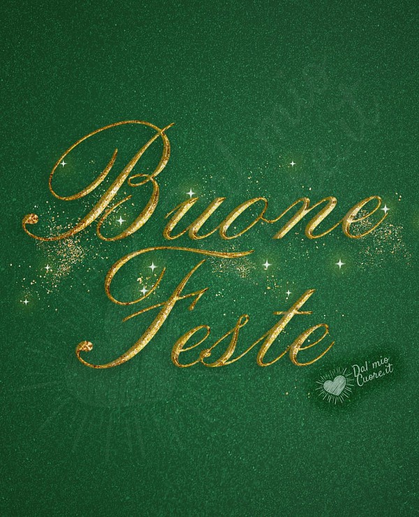 Buone feste scritta