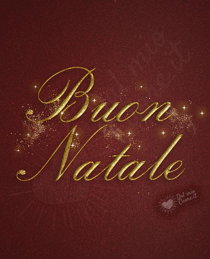 Scritta Buon Natale
